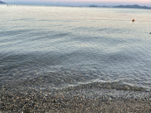 琵琶湖の湖面